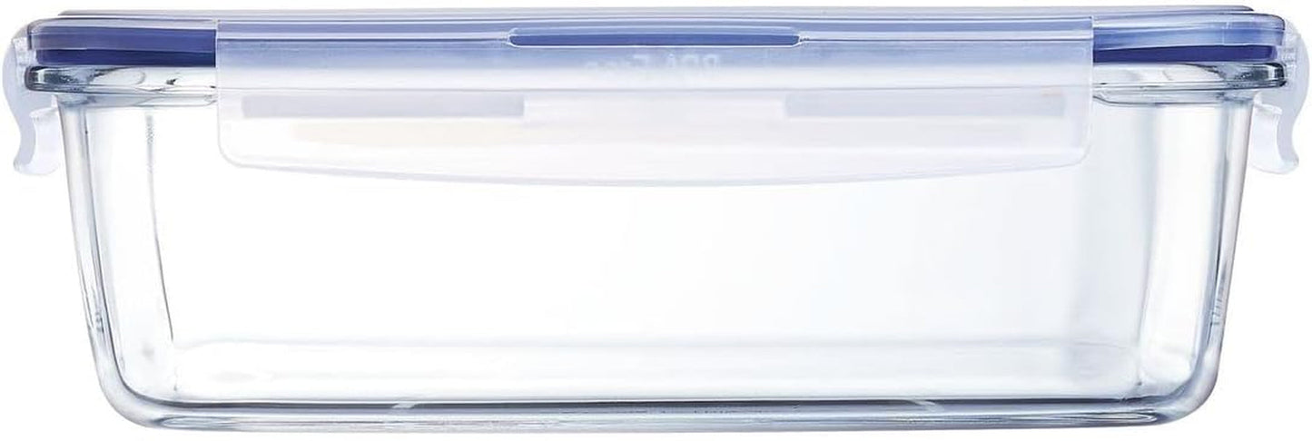 Obdélníkové hermetické nádoby Pure Box Active - 197cl Bicolor Skladovací boxy na potraviny Naty Shop