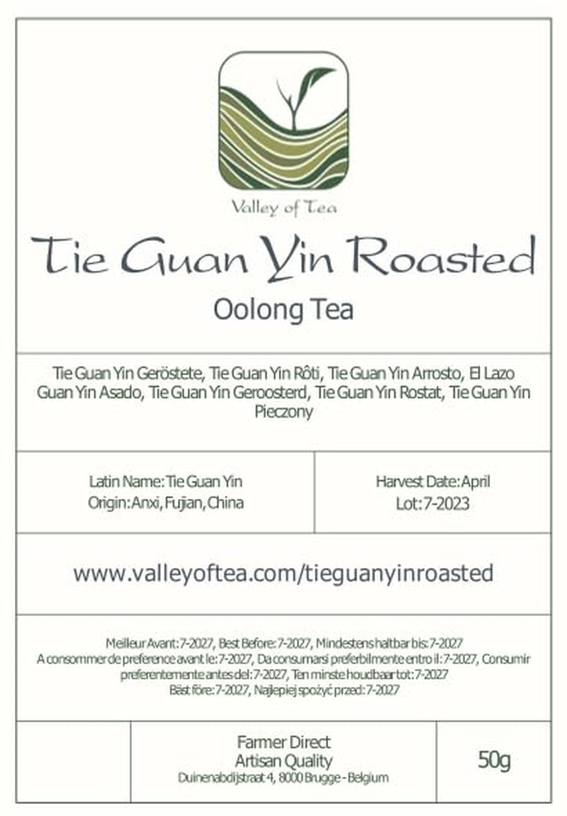 Tie Guan Yin Oolong čaj - pražený modrý čaj Ti Kuan Yin Čína - čínský Wu Long čaj Tieguanyin - modrý čaj Olongh čaj Olongo čaj