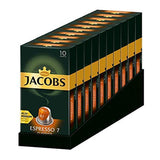 Jacobs Kaffeekapseln Espresso Classico, Intensität 7/12, 10 x 10 Getränke, kompatibilní s Nespresso* Kaffee Kapseln, 100 Kapseln