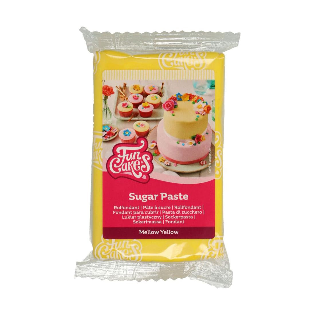 Žlutá cukrová pasta Funcakes, 250 g