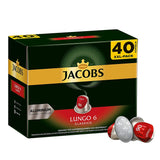 Kaffeekapseln Lungo Classico (nur für kurze Zeit) Megapack XXL & Kaffeekapseln Krönung Crema, 200 kapslí kompatibilních s Nespresso, 10er Pack, 10 x 20 Getränke, 1040 g