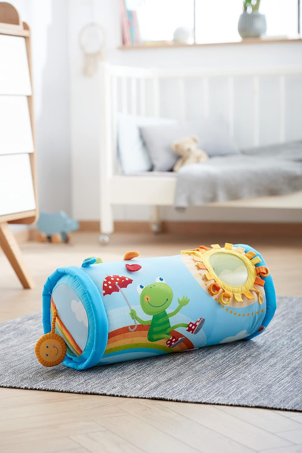 Hračka pro malé děti HABA lezoucí rolka duhový svět Hračky Bebe Naty Shop