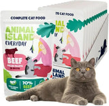 Nassfutter Katze Erwachsene Geschreddertes kůra v Brühe Hoher Fleischanteil Getreidefrei Alleinfuttermittel, 12 x 85 g