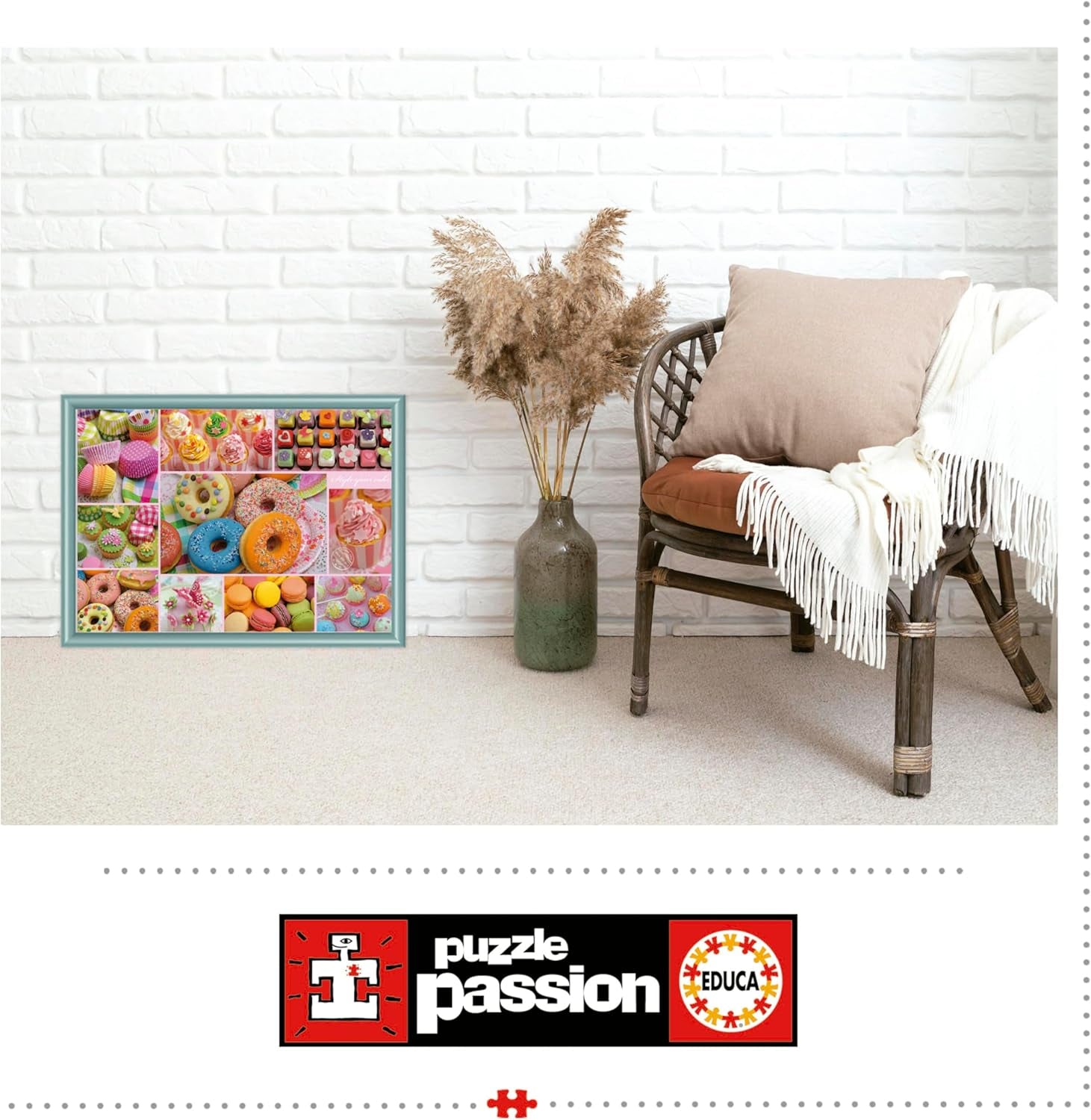 Educa - Puzzle 500 dílků pro dospělé | Candy koláž. Rozměry: 48 X 34 cm. Obsahuje lepidlo na puzzle Fixpuzzle. Už 11 let (19904) Puzzle Naty Shop