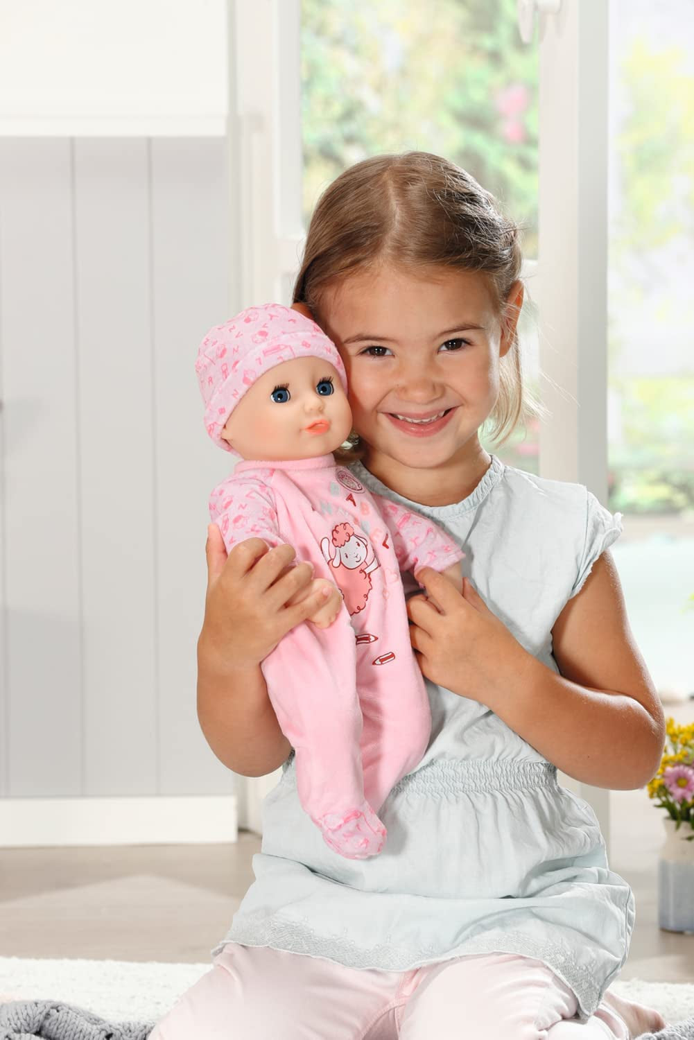 Annabell Malá měkká panenka Annabell 36 cm, s látkovým tělem a ospalýma očima, 36 cm, 709870 Zapf Creation