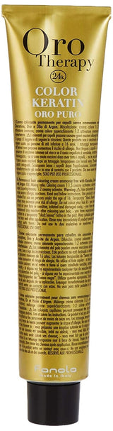Fanola Oro Therapy Color Keratin 5.0 100 ml Naty Shop barva na vlasy 8.1 světle blond popelavý