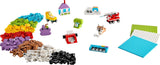 Kreativní sada LEGO Classic na stavění a hraní - sada s barevnými kostkami - postav dům, pejska, legrační autíčko, klavírní klávesnice a duha - řemeslná sada pro chlapce a dívky od 5 let Stavebnice Besuche den LEGO-Store