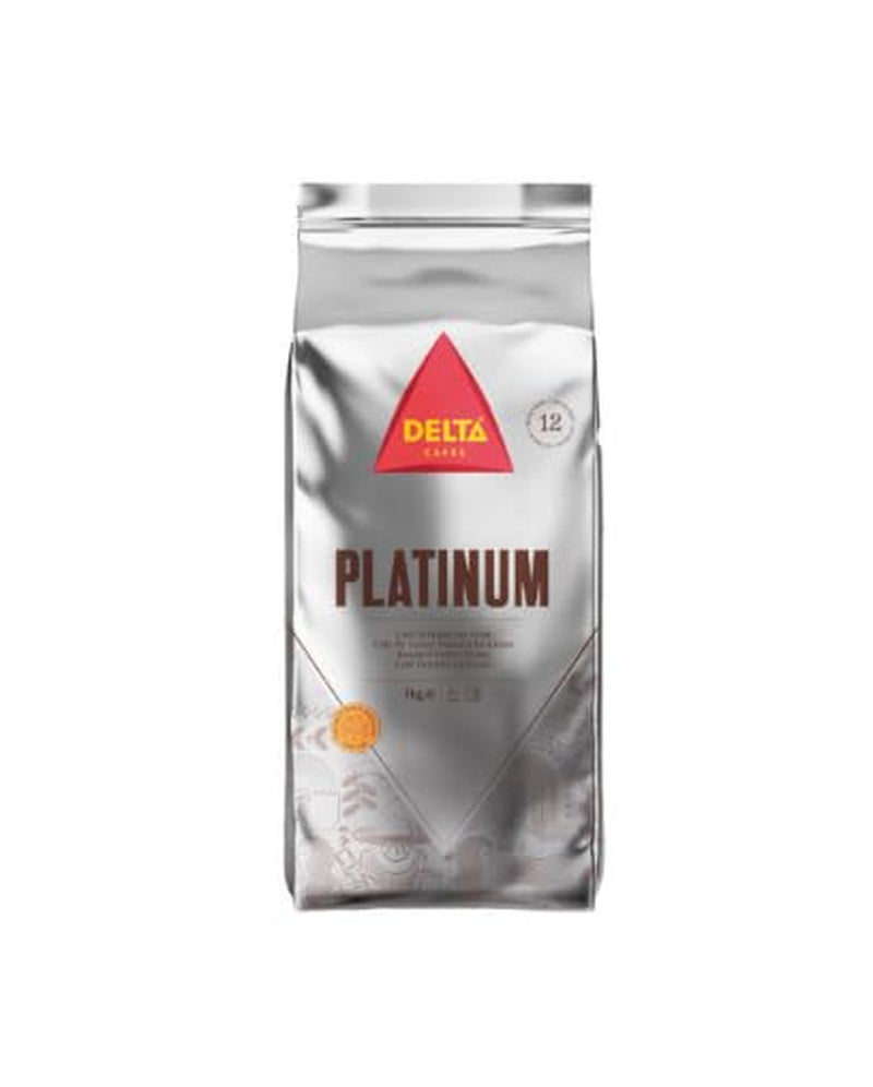 Zrnková káva Delta Platinum 1 kg – prémiová směs Arabica Robusta