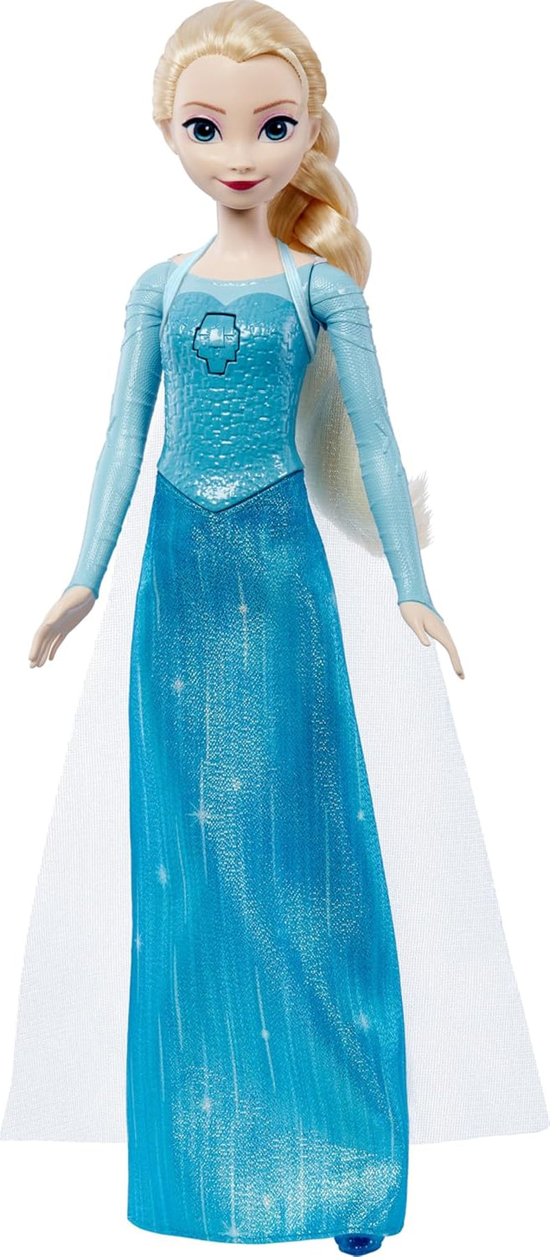 Mattel Disney Frozen Toys Zpívající panenka Elsa v ikonickém oblečení zpívá Let It Go z filmu Disney Frozen pro děti
