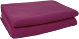 Zoeppritz Decke in Der Farbe: Rot, Aus 65% Polyester, 35% Viskóza Hergestellt, Gre¶ÃŸe: 160X200 Cm, 103291-235-160X200
