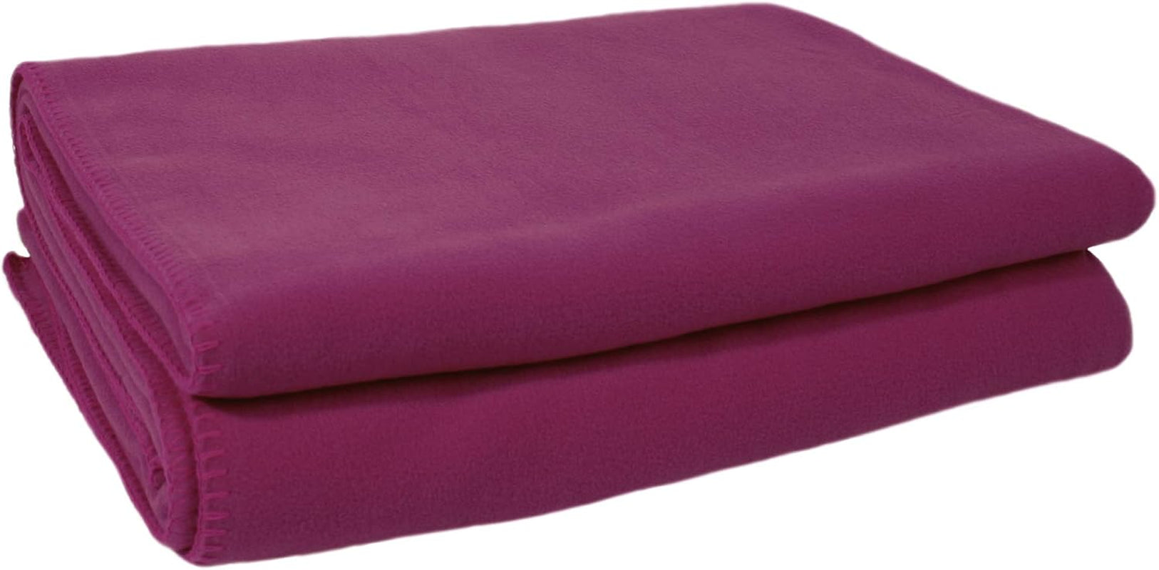Zoeppritz Decke in Der Farbe: Rot, Aus 65% Polyester, 35% Viskóza Hergestellt, Gre¶ÃŸe: 160X200 Cm, 103291-235-160X200
