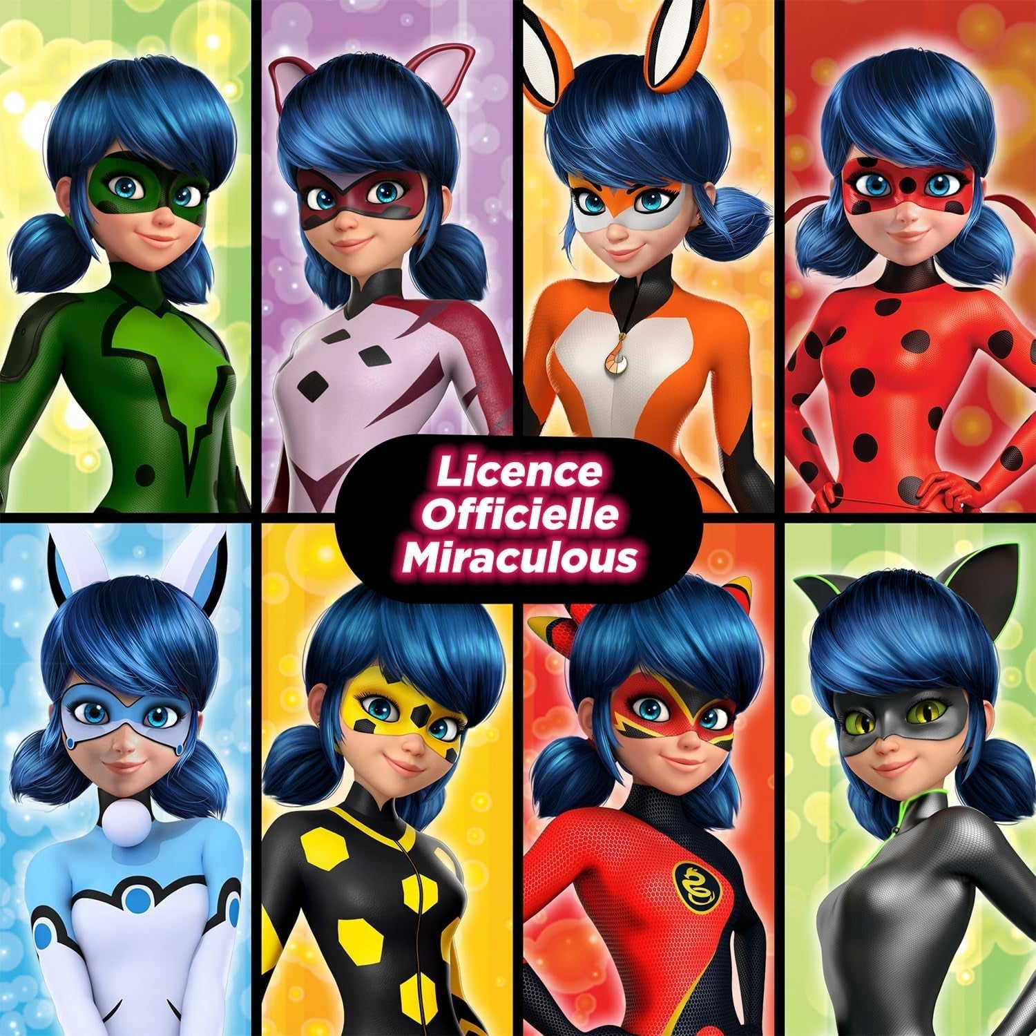 Bandai - Miraculous Ladybug - Panenka Marinette Color Change Surprise - Miraculous Jointed Doll, 26 cm + 3 překvapení - Náhodný model - P50390 Dolls Naty Shop