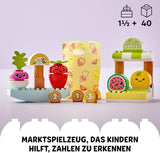 LEGO DUPLO Můj první biotrh, Sada hračkářství pro chlapce a dívky, Vzdělávací hračka pro batolata od 1,5 roku, Ovocné a zeleninové doplňky 10983 stavebnic Besuche den LEGO-Store