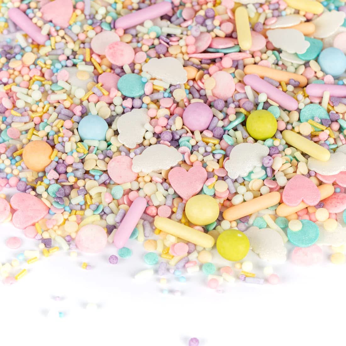 Super Streusel Carusel Pastel, sypání v pastelových barvách, 90 gramů Sprinkles Naty Shop 90 gramů