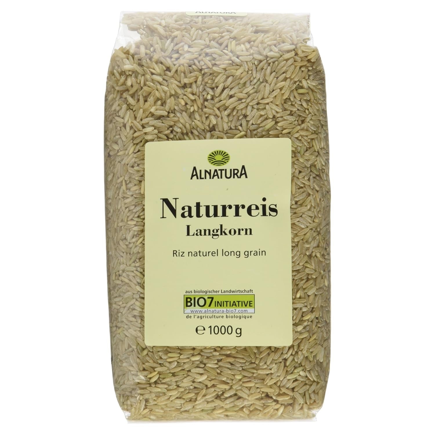 Bio dlouhozrnná hnědá rýže Balení po 6 kusech (6 x 1 kg)