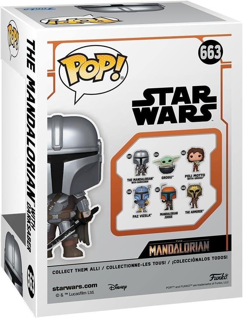 Funko Pop! Vinyl: Star Wars: The Mandalorian S9 - Vinylová sběratelská figurka - Nápad na dárek - Oficiální zboží - Hračka pro děti a dospělé - Televizní fanoušci - Modelová figurka pro sběratele a exponáty Akční figurky Naty Shop