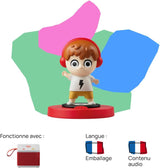 Postavička se zvukem, písničky k tanci - písničky - hračka, francouzská verze, děti od 0 let Bebe Toys Naty Shop