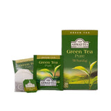 Ahmad Tea - Zelený čaj - Jednotlivě balené čajové sáčky s příchutí se 2 g čaje na porci - 20 páskovaných čajových sáčků (balení po 2)