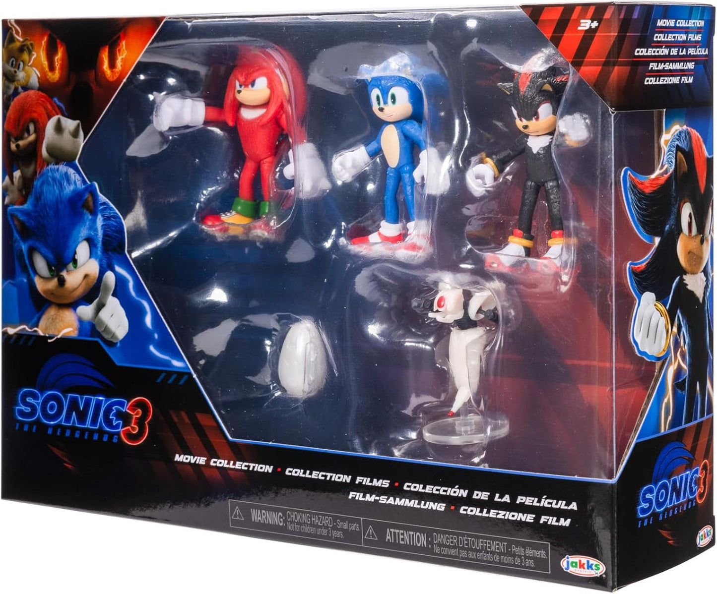 Sonic 3 Movie 6 cm akční figurky Multipack Akční figurky Naty Shop
