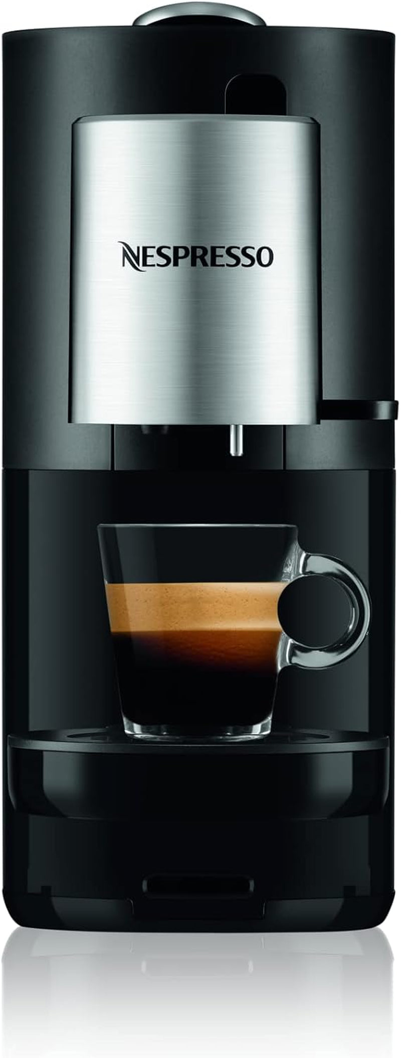Espresso kávovar Krups Nespresso, kávovar na espresso na kapsle, styl Espresso Barista, napěňovač mléka, Made in France YY4355FD