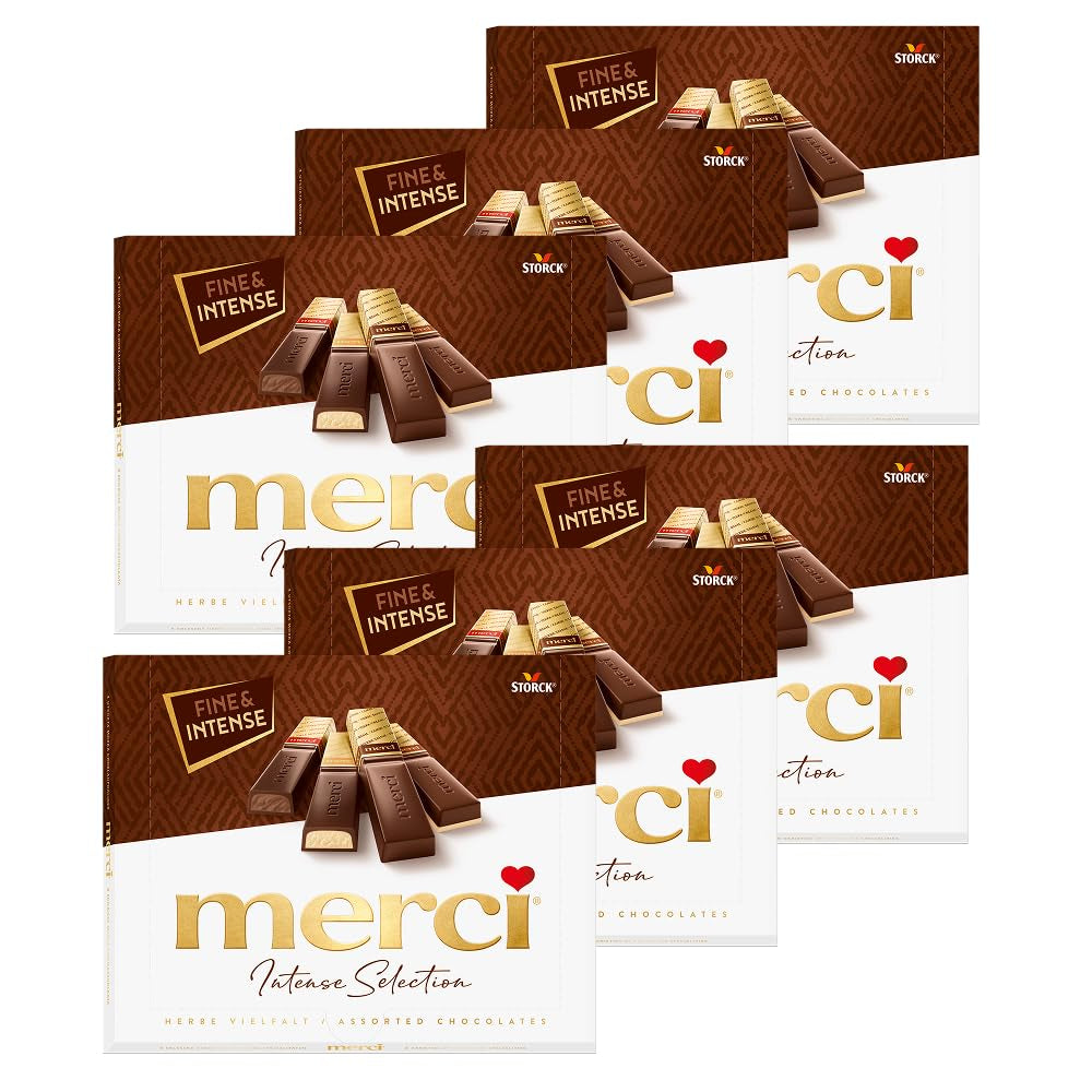 Odrůda hořké čokolády Finest Selection – 6 x 250 g – Rafinované speciality z hořké čokolády – Plněné i neplněné pralinky