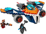LEGO Marvel Rockets Spaceship vs. Ronan sestavitelná sada vesmírné lodi Guardians of the Galaxy Postava superhrdiny Dárek pro chlapce a dívky 8 let 76278 Stavebnice Besuche den LEGO-Store