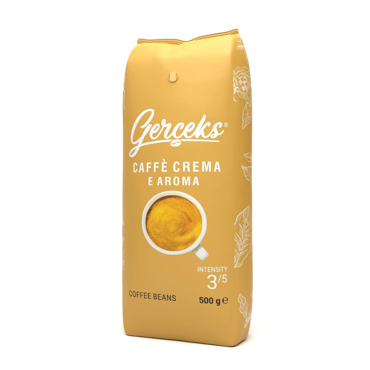 Caffe Crema E Aroma Kaffeebohnen 2kg (4x500g), Barista Kaffee schokoladig und säurearm, Espressobohnen kräftig, Bohnenkaffee mit Arabica und Robusta, jemná Crema, ideální pro Milchkaffee
