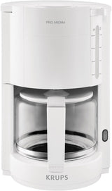 Espresso kávovar Krups F30908 ProAroma s filtrem a skleněnou karafou, objem 1,25 l, 10-15 šálků, 1050 W, černá