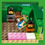 LEGO Minecraft The Turtle Beach House Toy House s doplňky pro dívky a chlapce od 8 let, sada se zvířátky a postavami z videohry, dárek pro hráče 21254 Stavebnice Besuche den LEGO-Store