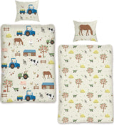 Skybrands Kinder Bettwäsche Tiere 135X200 Bauernhof Kinderbettwäsche Bagger Traktor Baumwolle Kinderbettwäsche 2Tgl. Für Jungen Und Mädchen Naty Shop Výchozí název