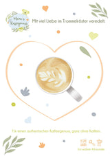 Mama's Coffee Pleasure®binky - zrnka espressa bez kofeinu Cremoso - přírodní bezkofeinace CO² - jemně pražené v Itálii - ideální během a po těhotenství