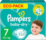 Pleny PAMPERS Baby-DRY vel. 7 123