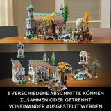 LEGO Icons The Lord Of The Rings: Rivendell – sbírka a výstavní sada pro dospělé s 15 jedinečnými minifigurkami včetně Gandalfa, Legolase, Aragorna a Froda, exkluzivně na Amazonu – 10316 stavebnic Besuche den LEGO-Store