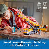 Stavebnice mobilního stavebního jeřábu LEGO City pro chlapce a dívky Kreativní děti Dárek Dlouhá prodloužitelná ruka 4 Minifigurky stavebních dělníků pro RPG 60409 Stavebnice Besuche den LEGO-Store