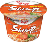 Nong Shim instantní nudle s krevetami, velká mísa – korejská polévka Ramen – rychlá příprava – 115 g (1 balení)