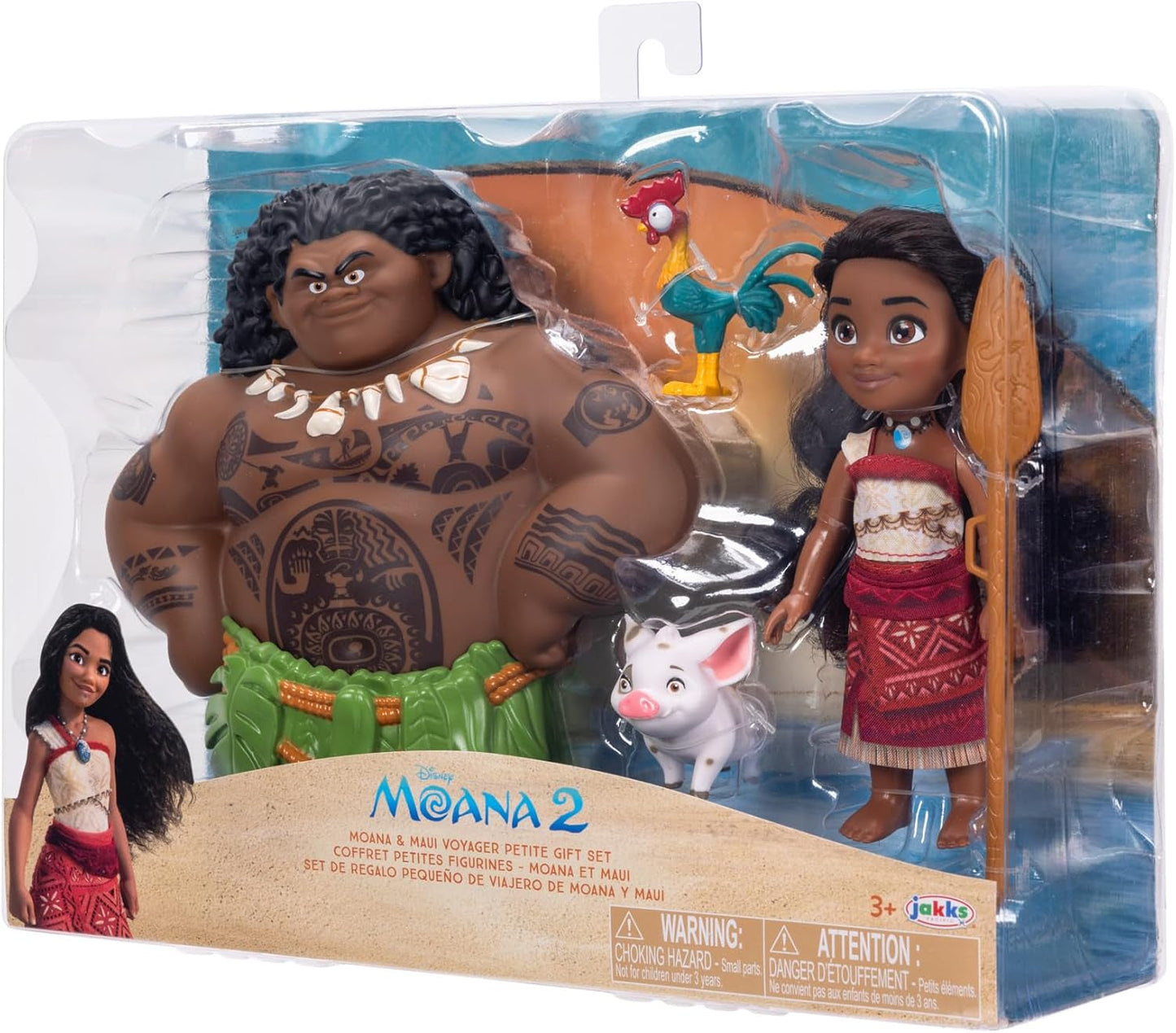 Dárková sada Moana 2 Vaiana a Maui 15cm