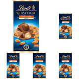 Lindt Čokoláda | NUT DELUXE Čokoládová tyčinka s mlékem a mandlemi | 110 g | Mléčná čokoláda s praženými mandlemi v hladkém mandlovém krému | Čokoládová tyčinka