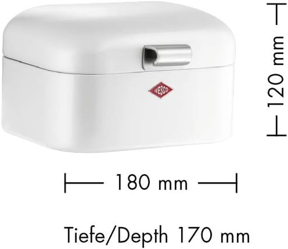 Wesco 235 001 Mini Grandy košík na chléb 17 x 18 x 12 cm (D/Š/V) růžový, nerez Dózy na potraviny Naty Shop