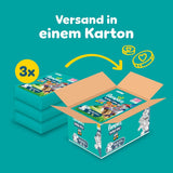 Plenky Pampers Baby-Dry Puppy Patrol Edition, velikost 4, 222 plen, 9 kg - 14 kg, až 100% ochrana proti vytečení a pohodlí po celou noc