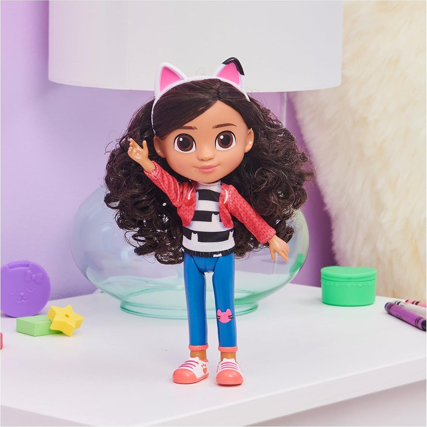 DOMEČEK PRO PANENKY GABBY'S DREAMWORKS - 20 cm panenka Gabby Girl, vhodné od 3 let