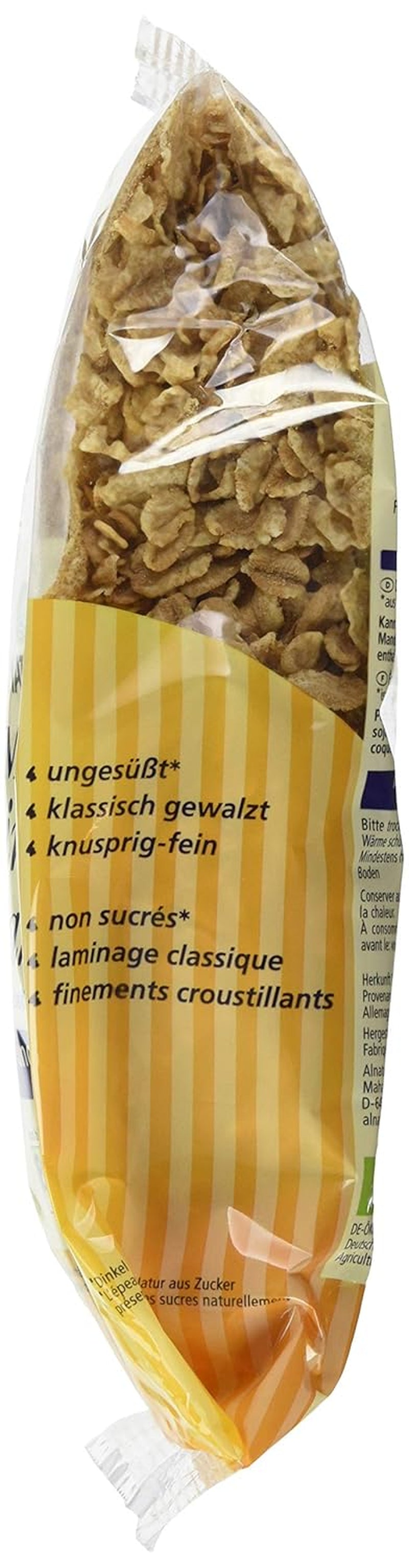 Mini špaldové vločky – bio kvalita – neslazené, křupavé – snídaně, 175 g