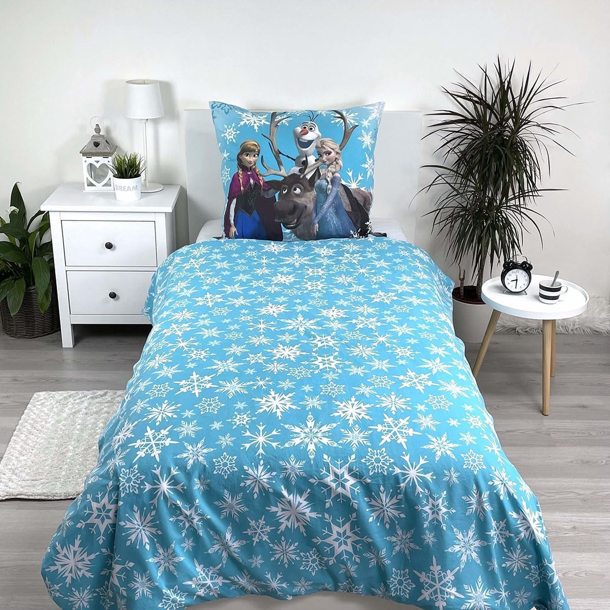 Disney Frozen Snowflakes, dětské povlečení, 100% bavlna Povlečení - dětské Naty Shop