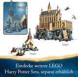 LEGO Harry Potter Hogwarts Castle: The Great Hall, sběratelská hračka s 11 minifigurkami včetně Hermiony Grangerové, kouzelný dárek pro chlapce a dívky 76435 Stavebnice Besuche den LEGO-Store
