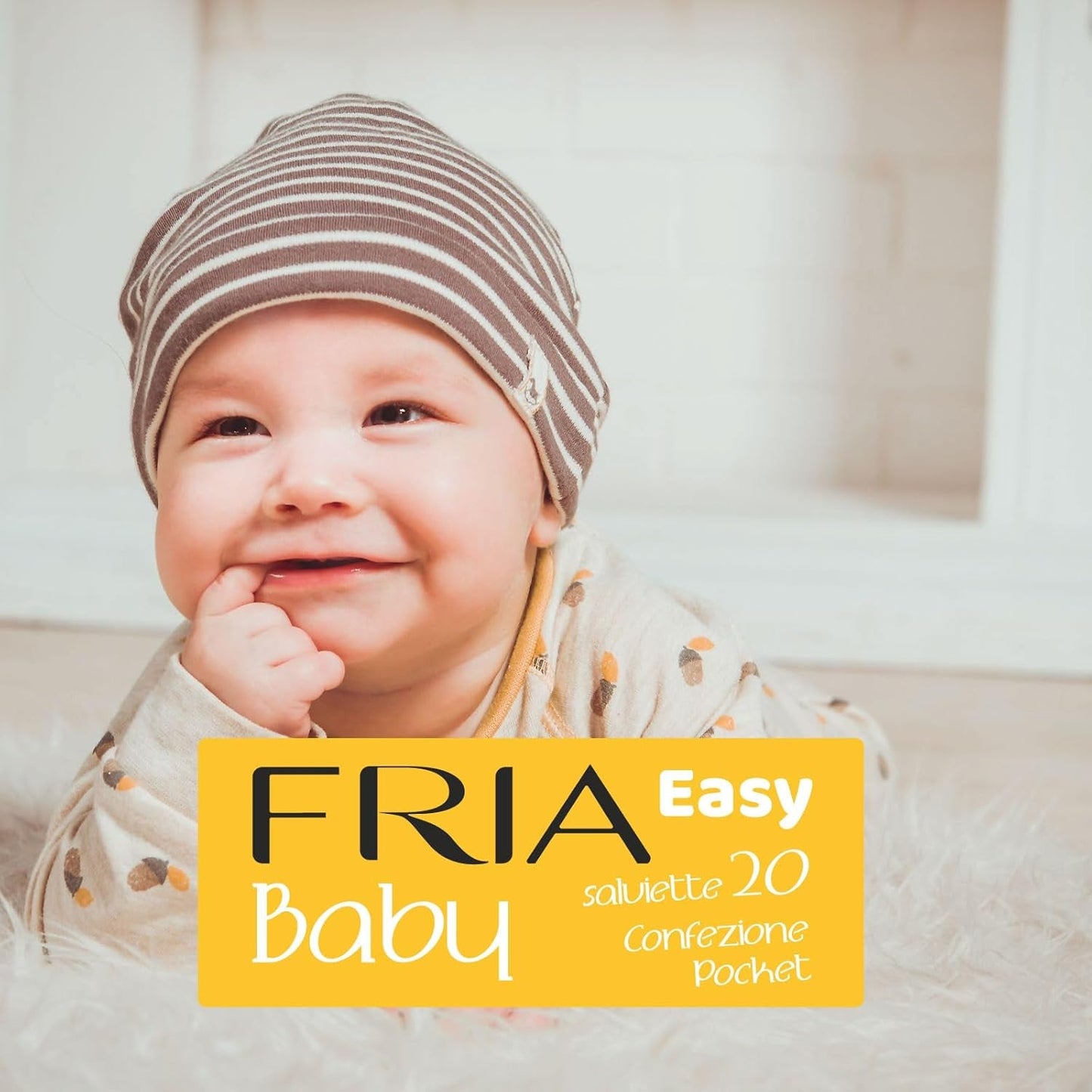 Easy Baby vlhčené ubrousky s Aloe Vera a extraktem z medu zvlhčující pokožku, dermatologicky testováno, balení 20 ubrousků