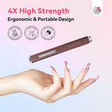 SAVILAND 4X Hochfester Magnet pro kočičí oči pro Nagel: Magnet na nehty 3 v 1 Rund Lange Streifenperle N35 Neodym Ultra Strong Magnet Für Nagellack Präzise 3S Formung Gel pro kočičí oči Nagellack Magnet Magnetstift
