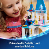 LEGO Ç€ Disney Princezna Castle Popelka a kočár tažený koňmi, Sada pro dívky od 6 let, Fantastická hračka s princeznou Popelkou a princem okouzlujícími mini panenkami, Tip na dárek pro fanoušky Disney 43275 Stavebnice Beuche den LEGO-Store