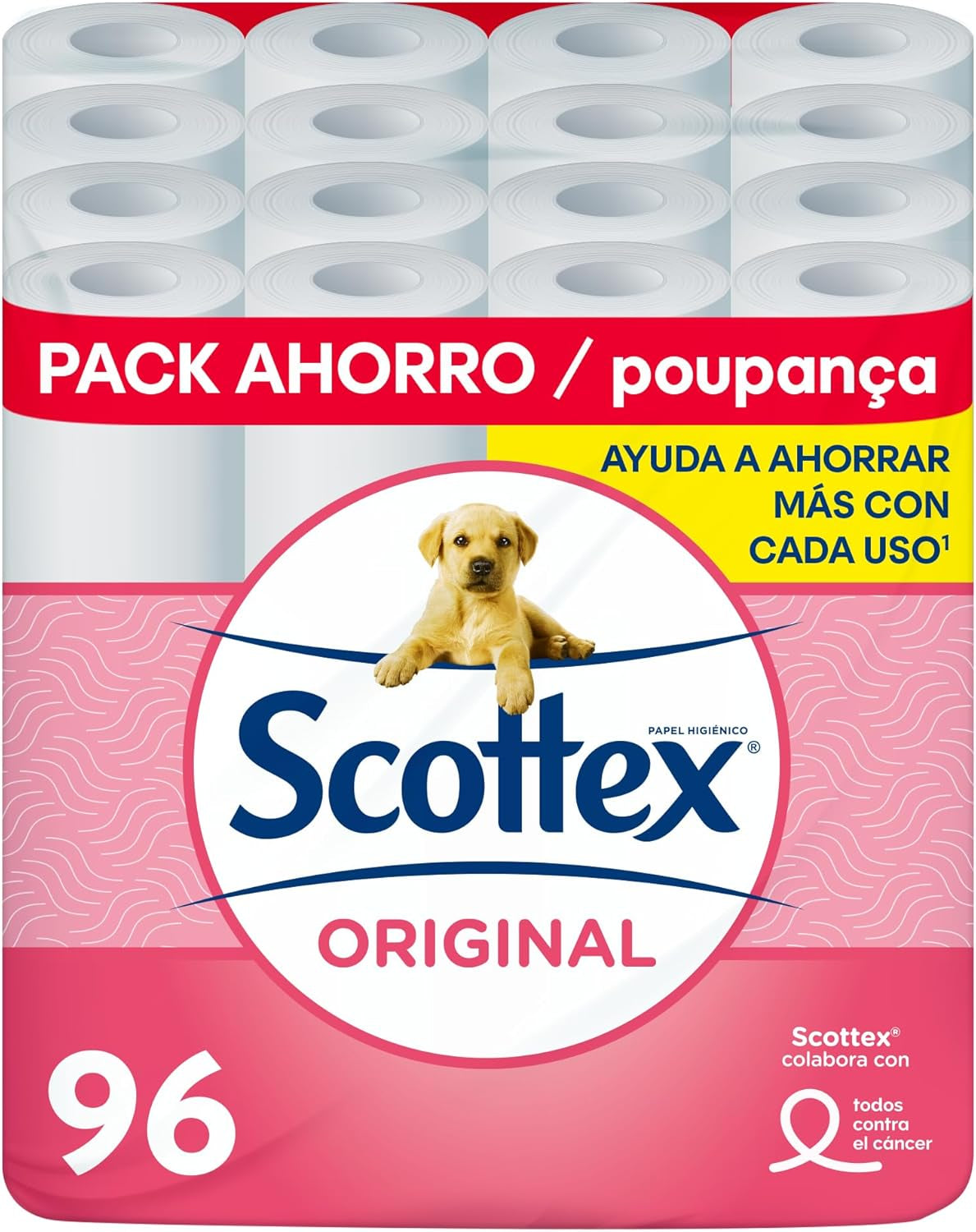 Toaletní papír Original, 128 bílých rolí