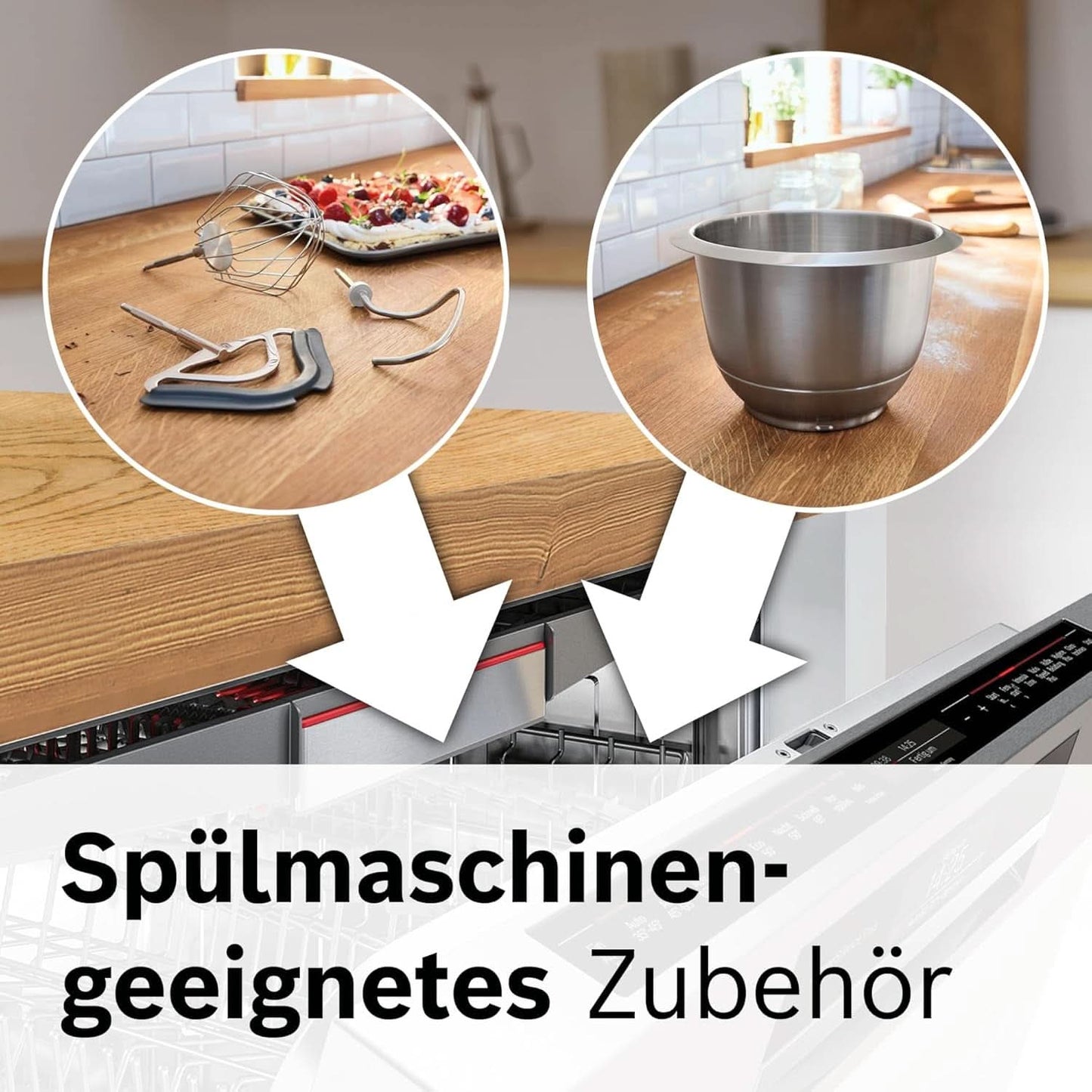 Kuchyňský robot Bosch Series 4 MUM5X720, integrovaná váha, nerezová mísa 3,9L, mixér 1,25L, 1000W Příslušenství Potraviny a kojení Bebe Naty Shop