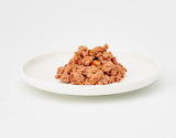 MjAMjAM - prémiové mokré krmivo pro kočky - stlačitelná kapsička - šťavnaté kuře s lahodnou mrkví 12 balení (12 x 125 g) bez obilovin s extra masem