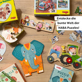 Hasičské puzzle HABA - 3dílná sada pro děti od 3 let Policejní a sanitní kartonové puzzle - podporuje jemnou motoriku a koncentraci - 1302759001 Puzzle Naty Shop